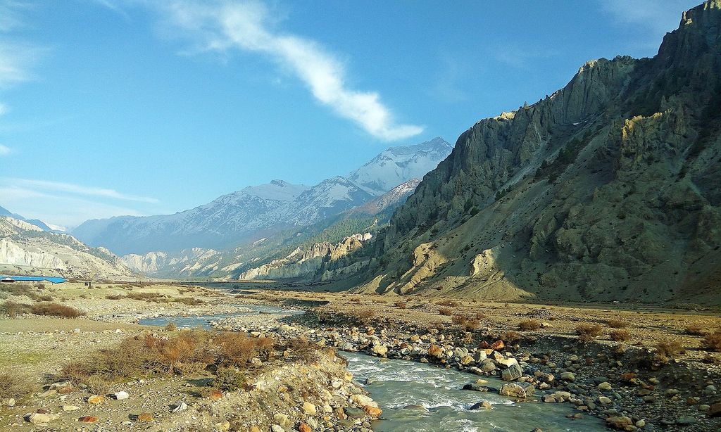 Amazing scenery of Manang